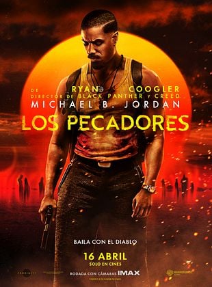 Cartel de  Los pecadores