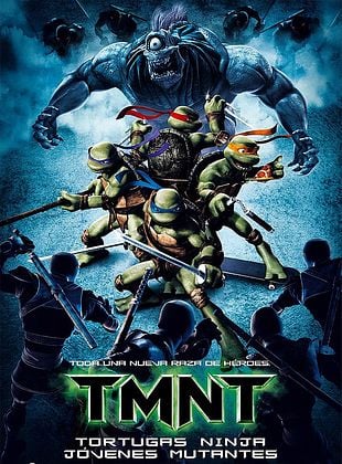 Cartel de TMNT: Tortugas ninja jóvenes mutantes