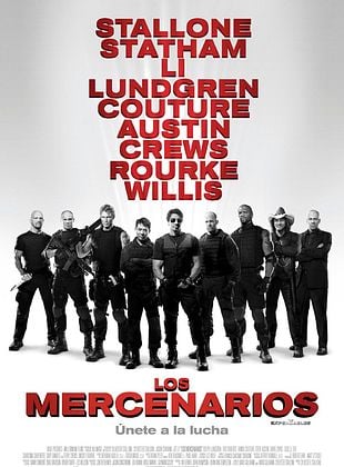 Cartel de  Los mercenarios