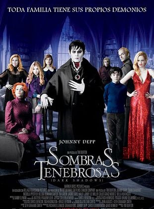 Cartel de  Sombras tenebrosas (Dark Shadows)