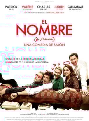 Cartel de  El nombre (Le prénom)