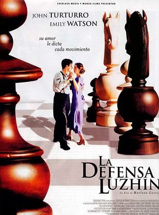 Cartel de La Defensa Luzhin